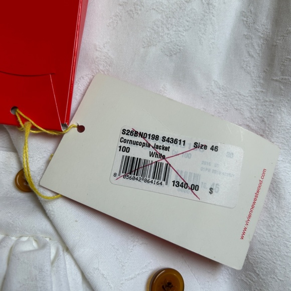 Vivienne Westwood 1,340$ Red Label New w/ Tags Beautiful Embellished Jacket - Picture 14 of 16